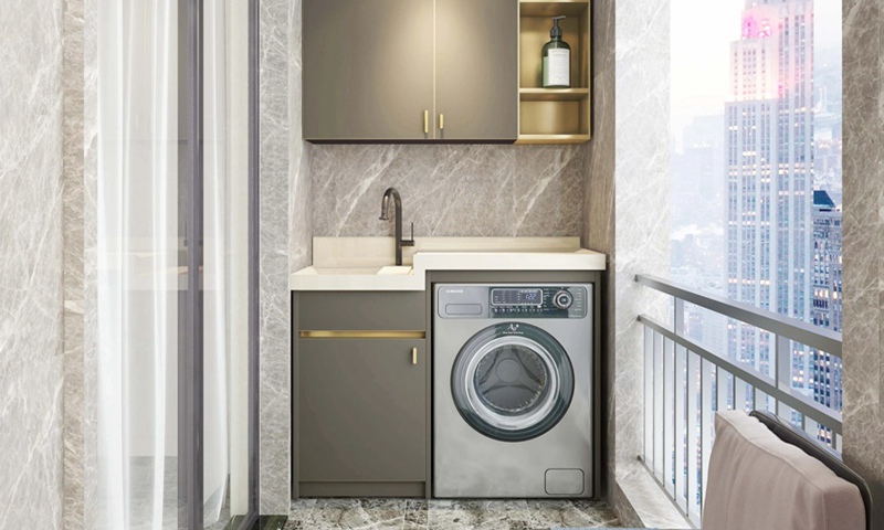 陽臺柜洗衣柜定制設計